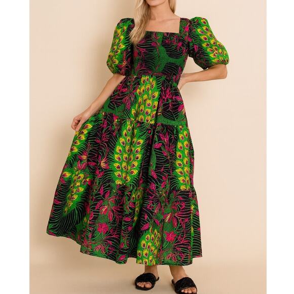 Elisamama Esperanza Smocked Maxi Dress - Picture 1 of 7